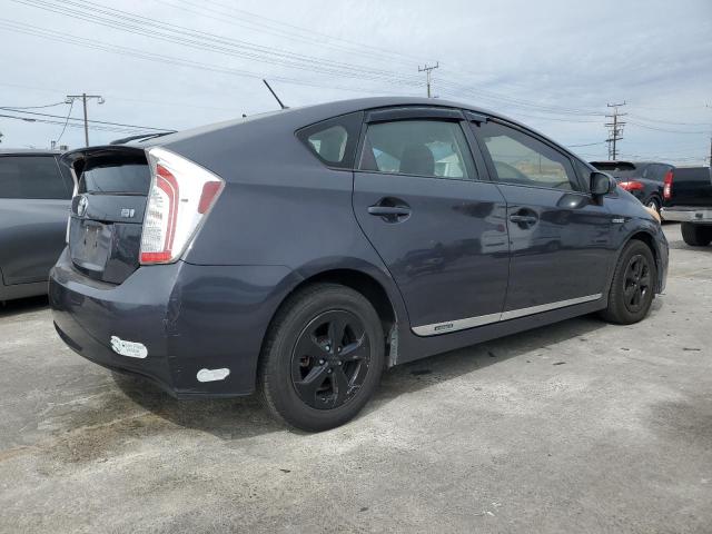 JTDKN3DUXC1481561 - 2012 TOYOTA PRIUS 灰色 照片 3