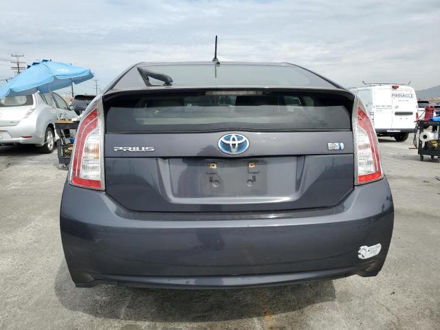 JTDKN3DUXC1481561 - 2012 TOYOTA PRIUS 灰色 照片 6