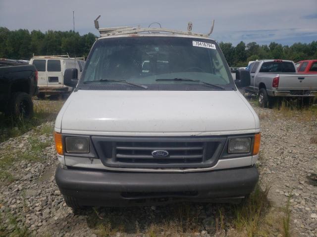 1FTNE24L64HA97722 - 2004 FORD ECONOLINE E250 VAN WHITE photo 5