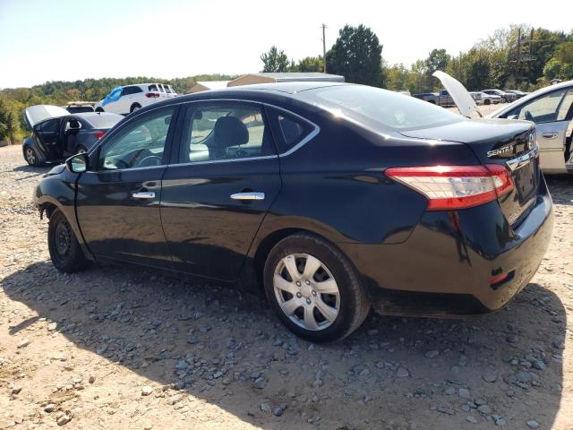 3N1AB7AP6FY236043 - 2015 NISSAN SENTRA S BLACK photo 2