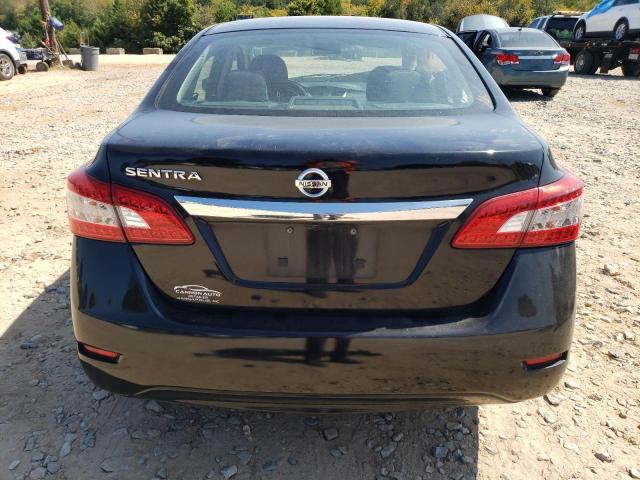 3N1AB7AP6FY236043 - 2015 NISSAN SENTRA S BLACK photo 6