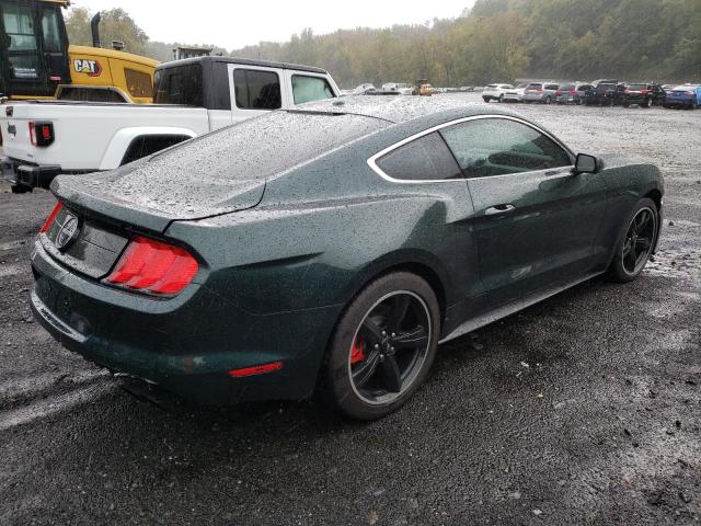 1FA6P8K06K5501567 - 2019 FORD MUSTANG BULLITT GREEN photo 3