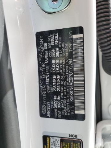 KM8KN4AE9PU172294 - 2023 HYUNDAI IONIQ 5 SEL WHITE photo 12