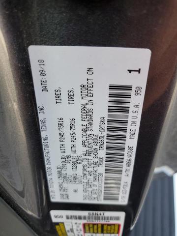 5TFRX5GN1KX133720 - 2019 TOYOTA TACOMA ACCESS CAB ნაცრისფერი ფოტო 12