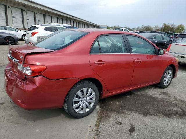 2T1BU4EE0DC973934 - 2013 TOYOTA COROLLA BASE RED photo 3