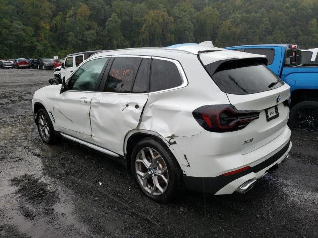 WBX57DP04NN162158 - 2022 BMW X3 XDRIVE30I WHITE photo 2