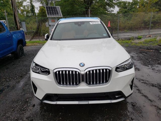 WBX57DP04NN162158 - 2022 BMW X3 XDRIVE30I WHITE photo 5