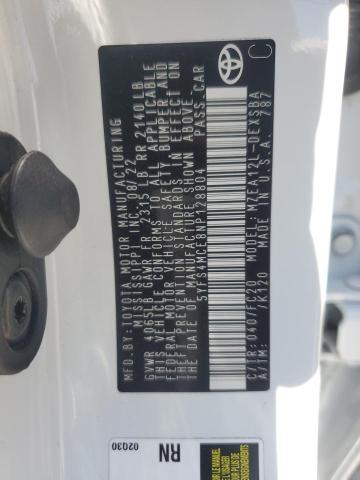 5YFS4MCE8NP128804 - 2022 TOYOTA COROLLA SE თეთრი ფოტო 13