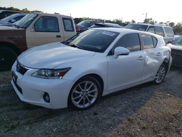 JTHKD5BH7C2060748 - 2012 LEXUS CT 200 WHITE photo 1