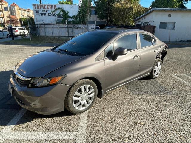 19XFB2F59CE336390 - 2012 HONDA CIVIC LX BROWN photo 2