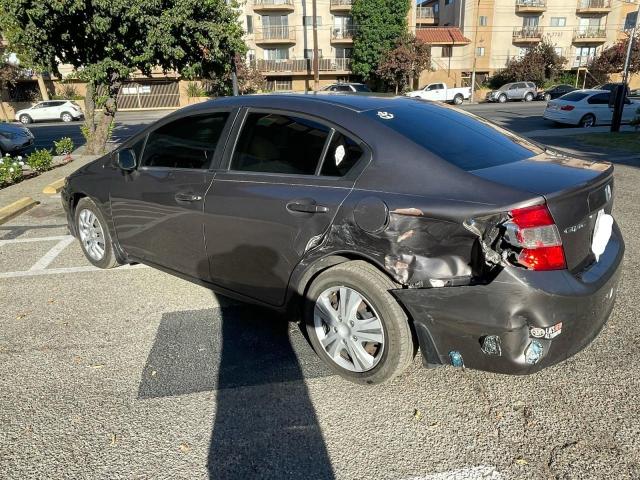 19XFB2F59CE336390 - 2012 HONDA CIVIC LX BROWN photo 3