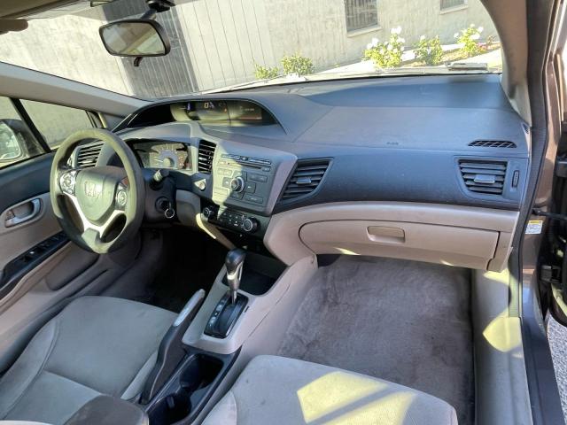 19XFB2F59CE336390 - 2012 HONDA CIVIC LX BROWN photo 9