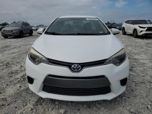 2T1BURHE2FC324941 - 2015 TOYOTA COROLLA L WHITE photo 5