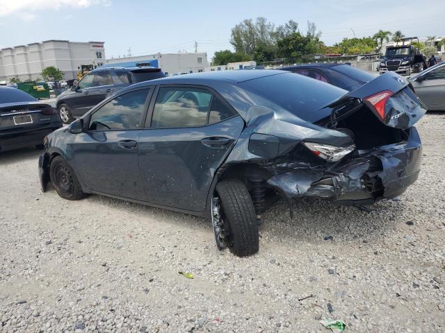 2T1BURHE8HC963053 - 2017 TOYOTA COROLLA L GRAY photo 2