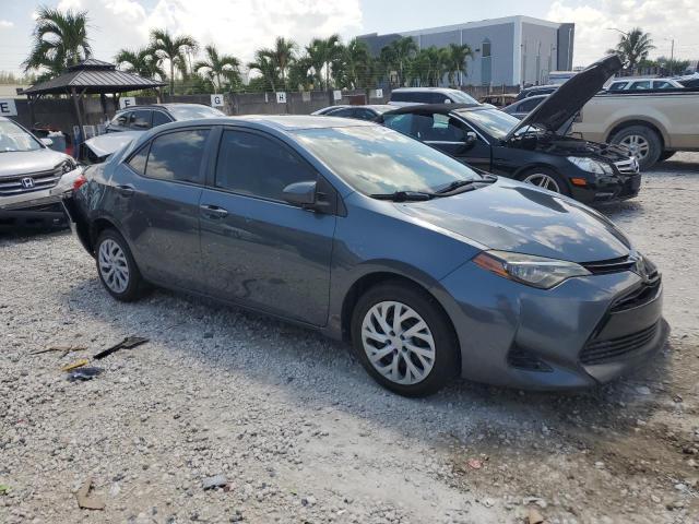 2T1BURHE8HC963053 - 2017 TOYOTA COROLLA L GRAY photo 4
