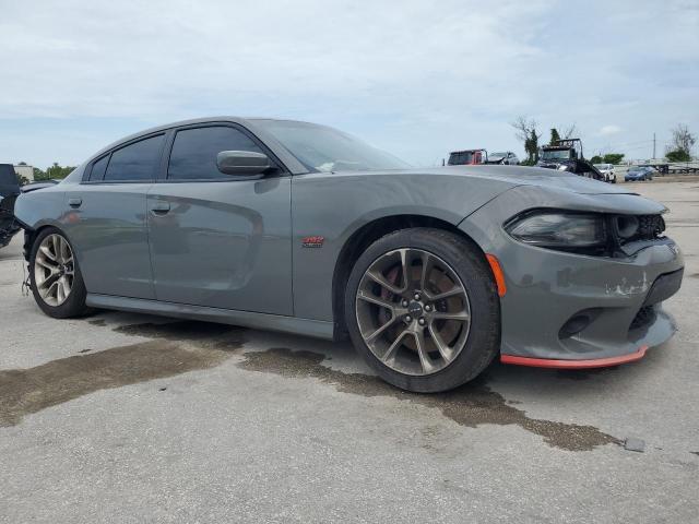 2C3CDXGJ9KH668522 - 2019 DODGE CHARGER SCAT PACK GRAY photo 4