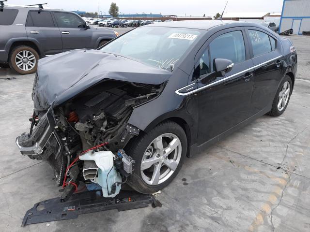 1G1RE6E45DU127499 - 2013 CHEVROLET VOLT BLACK photo 2