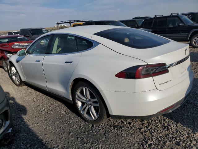 5YJSA1DN6DFP06902 - 2013 TESLA MODEL S WHITE photo 2