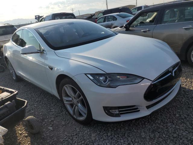 5YJSA1DN6DFP06902 - 2013 TESLA MODEL S WHITE photo 4