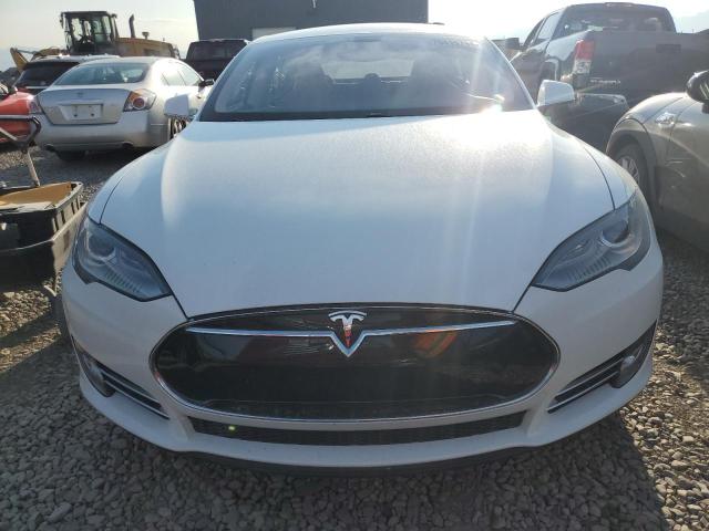 5YJSA1DN6DFP06902 - 2013 TESLA MODEL S WHITE photo 5