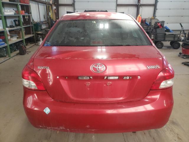 JTDBT923771122645 - 2007 TOYOTA YARIS RED photo 6