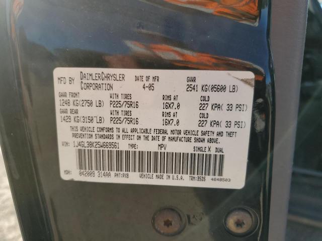 1J4GL38K25W669561 - 2005 JEEP LIBERTY RENEGADE 黑色 照片 12