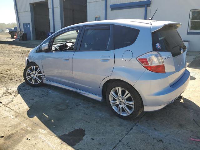 JHMGE8H48AC009887 - 2010 HONDA FIT SPORT BLUE photo 2