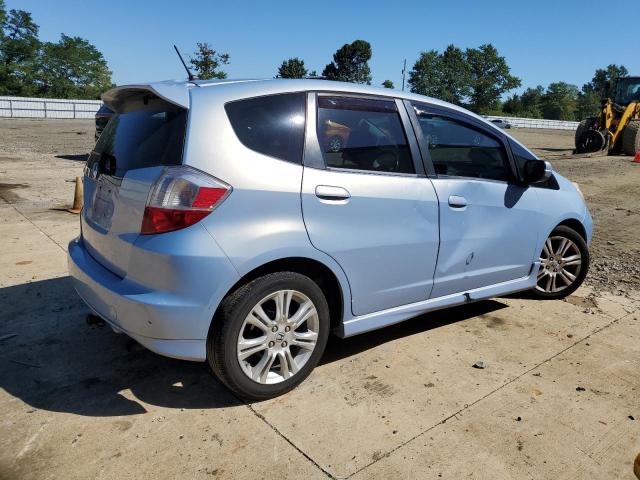 JHMGE8H48AC009887 - 2010 HONDA FIT SPORT BLUE photo 3