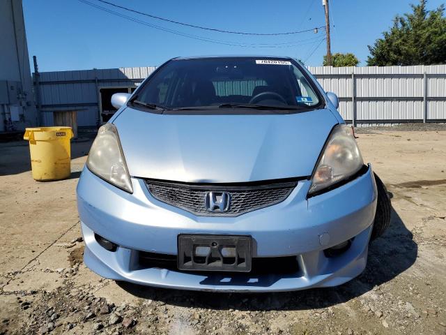 JHMGE8H48AC009887 - 2010 HONDA FIT SPORT BLUE photo 5