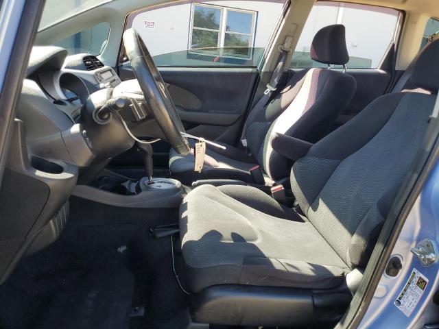 JHMGE8H48AC009887 - 2010 HONDA FIT SPORT BLUE photo 7