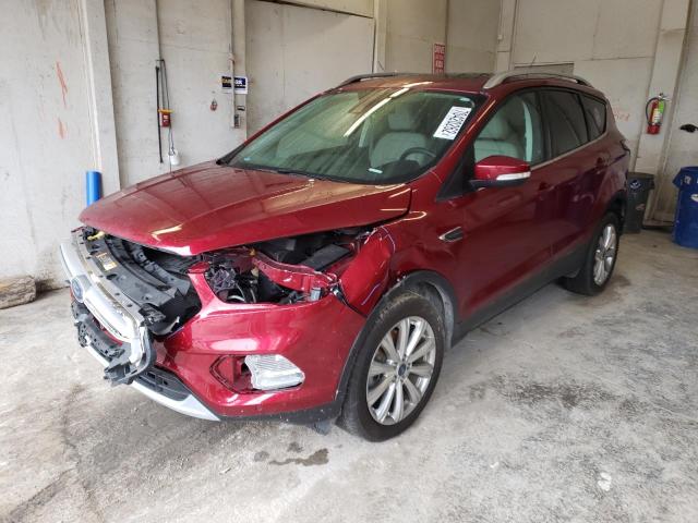 1FMCU0J96HUE29464 - 2017 FORD ESCAPE TITANIUM MAROON photo 1