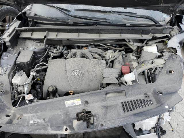 5TDGZRBH1NS573599 - 2022 TOYOTA HIGHLANDER XLE Gris foto 12