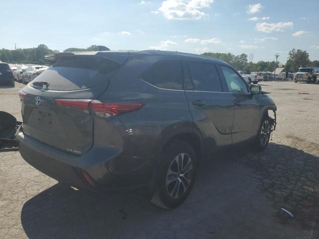 5TDGZRBH1NS573599 - 2022 TOYOTA HIGHLANDER XLE Gris foto 3