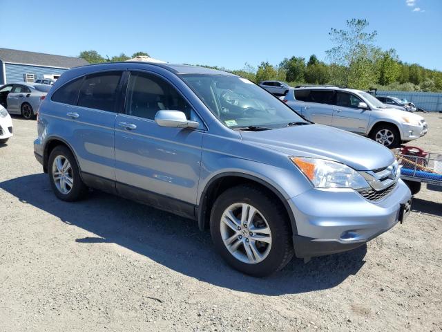 5J6RE4H76BL112816 - 2011 HONDA CR-V EXL 蓝色 照片 4