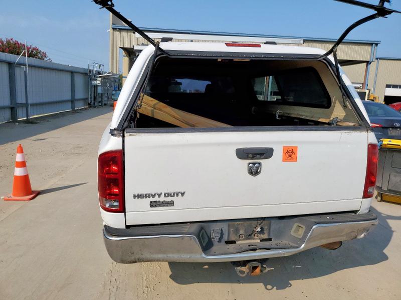 3D7KR28C96G258729 - 2006 DODGE RAM 2500 ST WHITE photo 6