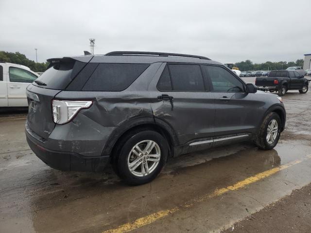 1FMSK8DH0NGB61489 - 2022 FORD EXPLORER XLT GRAY photo 3