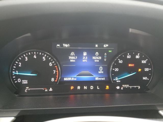 1FMSK8DH0NGB61489 - 2022 FORD EXPLORER XLT GRAY photo 9