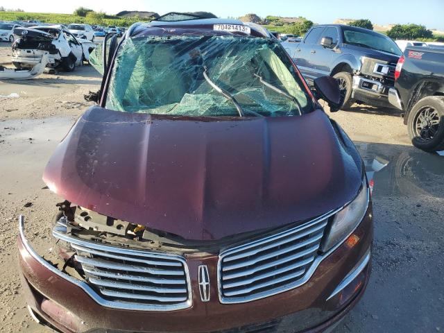5LMCJ3C91HUL51020 - 2017 LINCOLN MKC RESERVE BURGUNDY photo 12