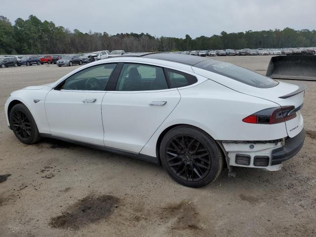 5YJSA1CP7DFP15708 - 2013 TESLA MODEL S WHITE photo 2