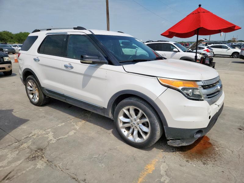 1FM5K7D87DGA87803 - 2013 FORD EXPLORER XLT თეთრი ფოტო 4