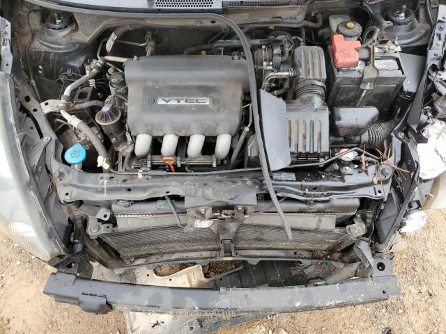 JHMGD38677S064479 - 2007 HONDA FIT S შავი ფოტო 12