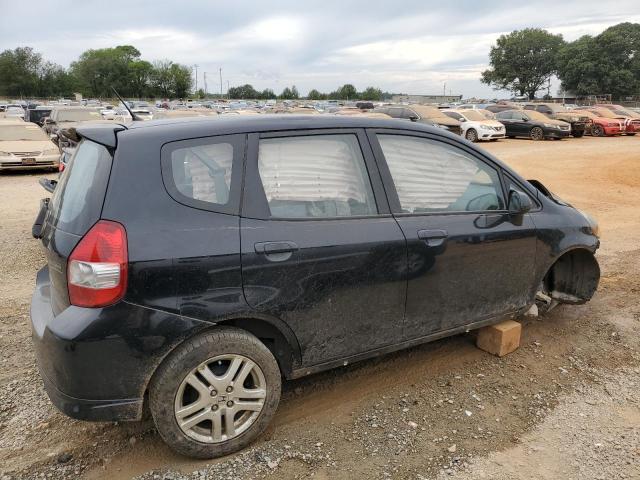 JHMGD38677S064479 - 2007 HONDA FIT S შავი ფოტო 3