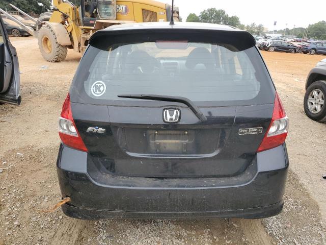 JHMGD38677S064479 - 2007 HONDA FIT S შავი ფოტო 6