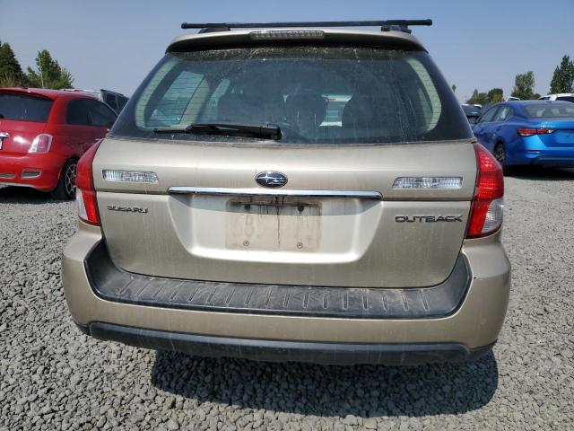 4S4BP60C886302822 - 2008 SUBARU OUTBACK TAN photo 6