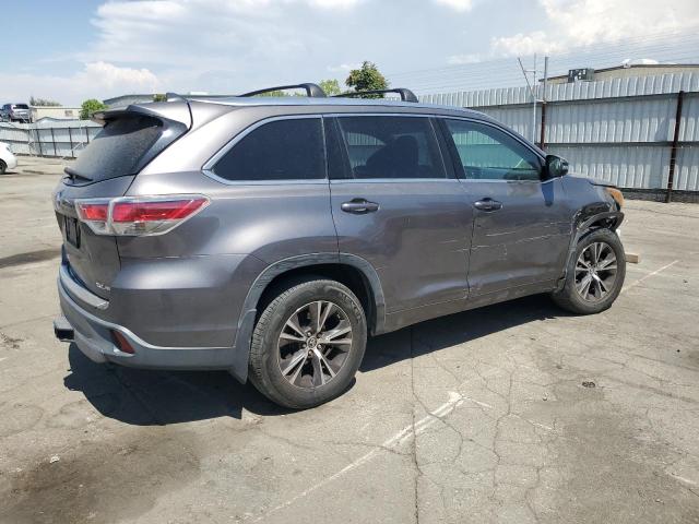 5TDJKRFH2GS318029 - 2016 TOYOTA HIGHLANDER XLE Gris photo 3