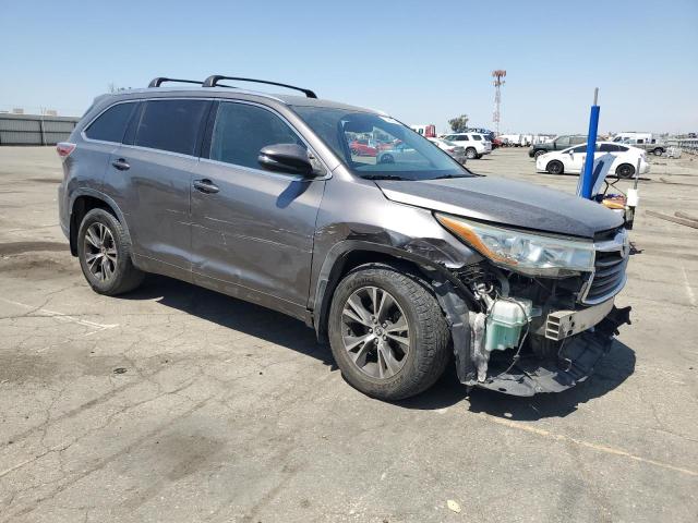 5TDJKRFH2GS318029 - 2016 TOYOTA HIGHLANDER XLE Gris photo 4