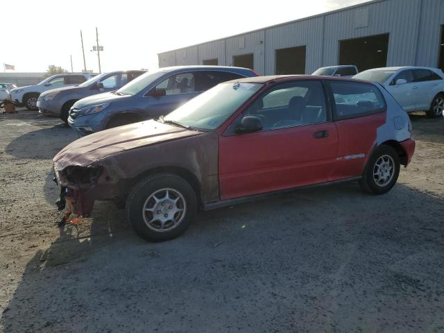 2HGEH237XRH524611 - 1994 HONDA CIVIC VX RED photo 1