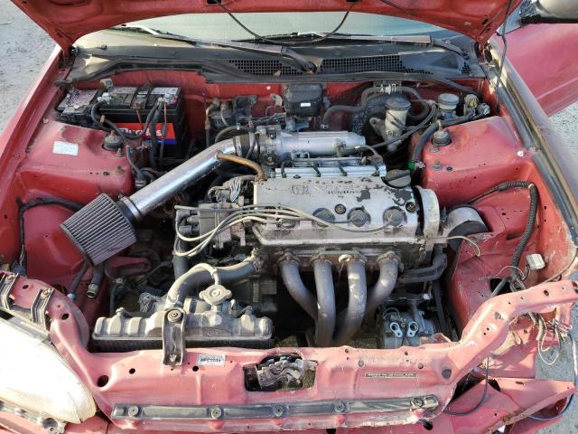 2HGEH237XRH524611 - 1994 HONDA CIVIC VX RED photo 11