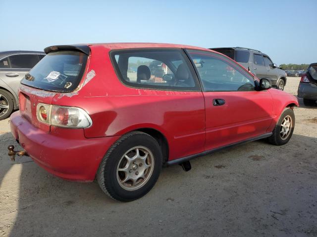 2HGEH237XRH524611 - 1994 HONDA CIVIC VX RED photo 3