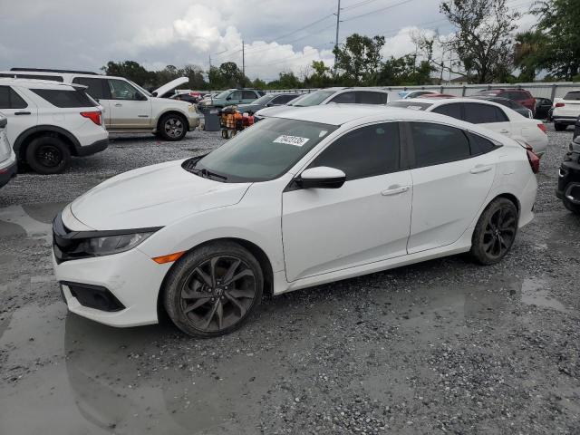 2HGFC2F84MH545180 - 2021 HONDA CIVIC SPORT თეთრი ფოტო 1
